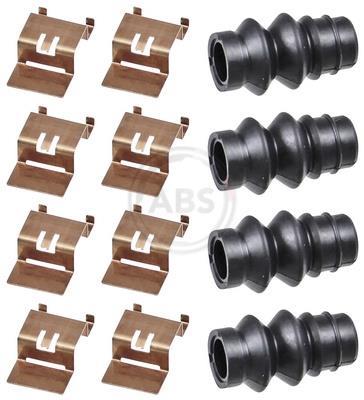Kit acessórios de pastilhas de travão A.B.S. ALL BRAKE SYSTEMS BV. ref. 0110Q