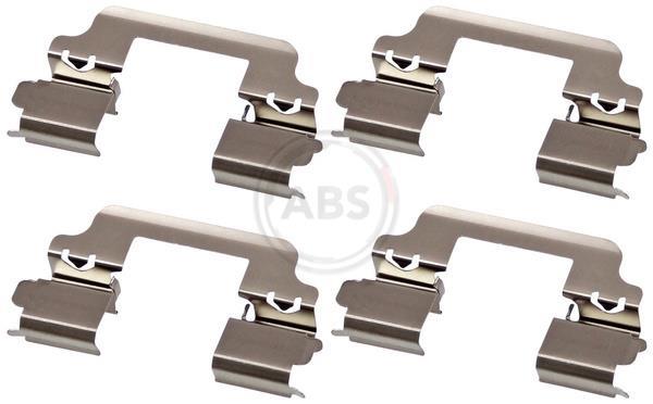 Kit acessórios de pastilhas de travão A.B.S. ALL BRAKE SYSTEMS BV. ref. 0153Q
