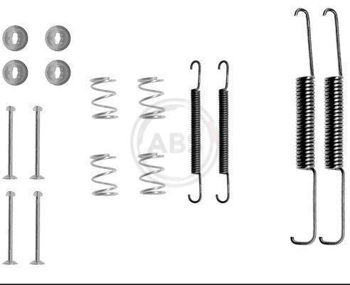 Kit d'accessoires pour mâchoire de frein à tambour A.B.S. ALL BRAKE SYSTEMS BV. ref. 0510Q