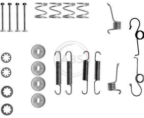 Kit d'accessoires pour mâchoire de frein à tambour A.B.S. ALL BRAKE SYSTEMS BV. ref. 0511Q