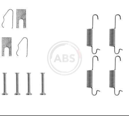 Kit d'accessoires pour mâchoire de frein à tambour A.B.S. ALL BRAKE SYSTEMS BV. ref. 0527Q