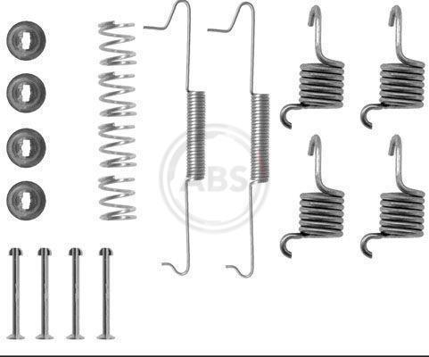 Kit d'accessoires pour mâchoire de frein à tambour A.B.S. ALL BRAKE SYSTEMS BV. ref. 0531Q