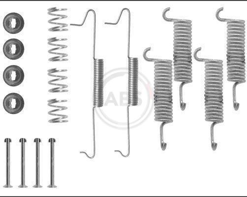 Kit d'accessoires pour mâchoire de frein à tambour A.B.S. ALL BRAKE SYSTEMS BV. ref. 0532Q