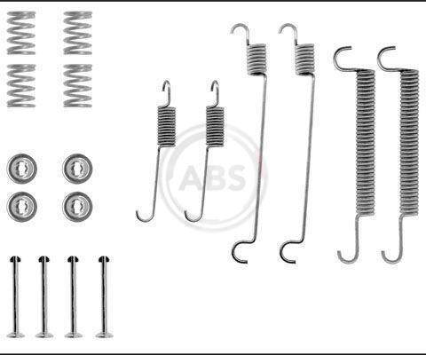 Kit d'accessoires pour mâchoire de frein à tambour A.B.S. ALL BRAKE SYSTEMS BV. ref. 0547Q