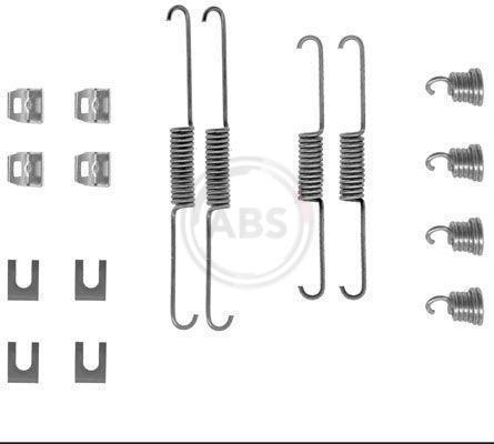 Kit d'accessoires pour mâchoire de frein à tambour A.B.S. ALL BRAKE SYSTEMS BV. ref. 0553Q