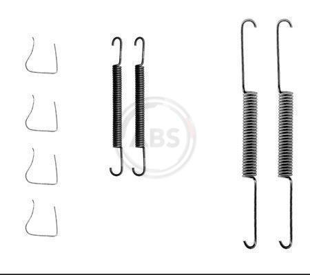 Kit d'accessoires pour mâchoire de frein à tambour A.B.S. ALL BRAKE SYSTEMS BV. ref. 0562Q