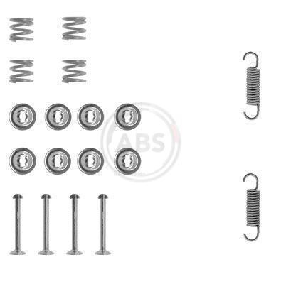 Kit d'accessoires pour mâchoire de frein à tambour A.B.S. ALL BRAKE SYSTEMS BV. ref. 0564Q