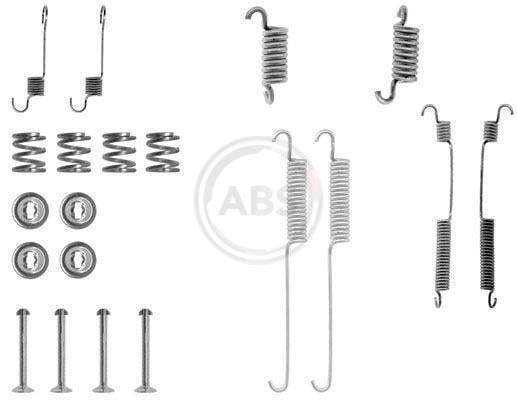 Kit d'accessoires pour mâchoire de frein à tambour A.B.S. ALL BRAKE SYSTEMS BV. ref. 0600Q