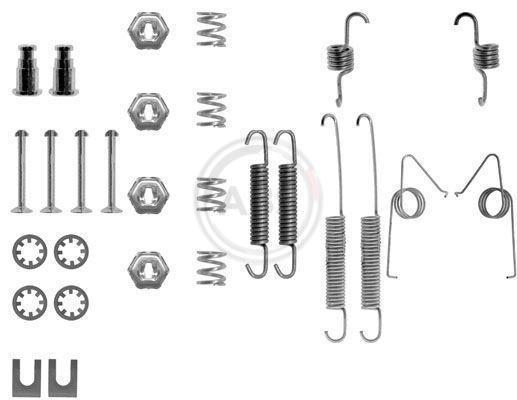 Kit d'accessoires pour mâchoire de frein à tambour A.B.S. ALL BRAKE SYSTEMS BV. ref. 0614Q