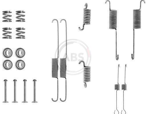 Kit d'accessoires pour mâchoire de frein à tambour A.B.S. ALL BRAKE SYSTEMS BV. ref. 0615Q