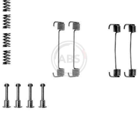 Kit d'accessoires pour mâchoire de frein à tambour A.B.S. ALL BRAKE SYSTEMS BV. ref. 0620Q