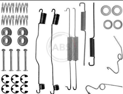 Kit d'accessoires pour mâchoire de frein à tambour A.B.S. ALL BRAKE SYSTEMS BV. ref. 0624Q