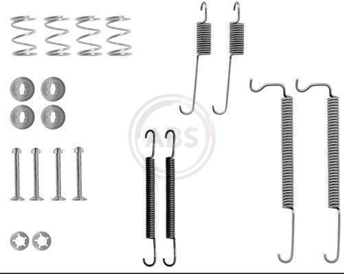 Kit d'accessoires pour mâchoire de frein à tambour A.B.S. ALL BRAKE SYSTEMS BV. ref. 0628Q