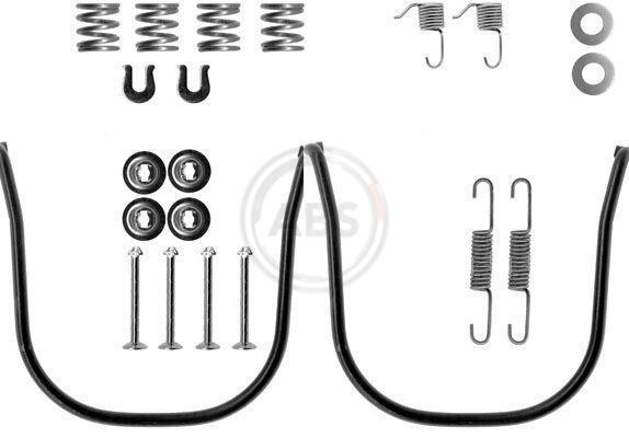 Kit d'accessoires pour mâchoire de frein à tambour A.B.S. ALL BRAKE SYSTEMS BV. ref. 0633Q