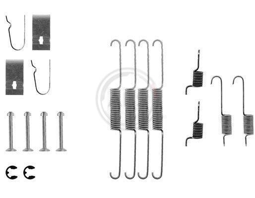 Kit d'accessoires pour mâchoire de frein à tambour A.B.S. ALL BRAKE SYSTEMS BV. ref. 0636Q