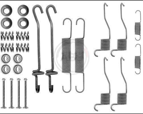 Kit d'accessoires pour mâchoire de frein à tambour A.B.S. ALL BRAKE SYSTEMS BV. ref. 0639Q