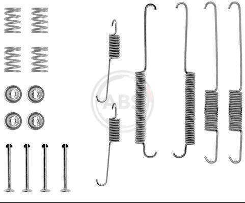 Kit d'accessoires pour mâchoire de frein à tambour A.B.S. ALL BRAKE SYSTEMS BV. ref. 0640Q