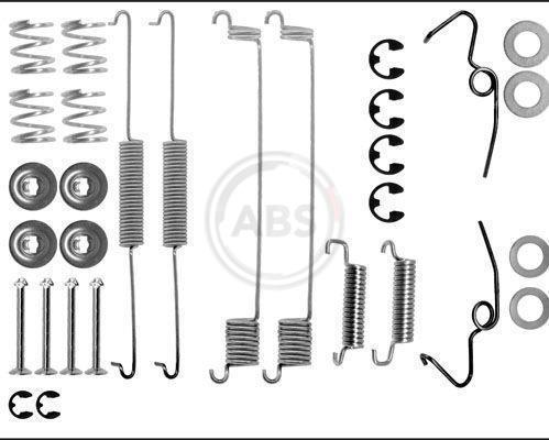 Kit d'accessoires pour mâchoire de frein à tambour A.B.S. ALL BRAKE SYSTEMS BV. ref. 0641Q