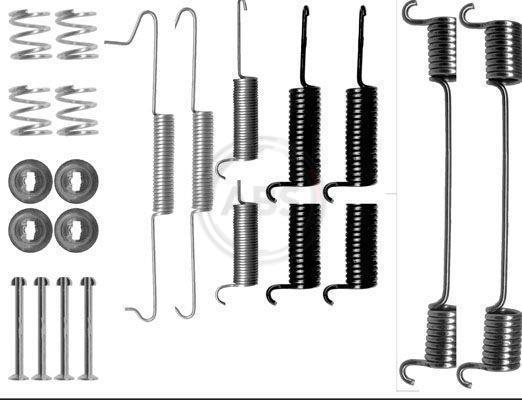 Kit d'accessoires pour mâchoire de frein à tambour A.B.S. ALL BRAKE SYSTEMS BV. ref. 0648Q