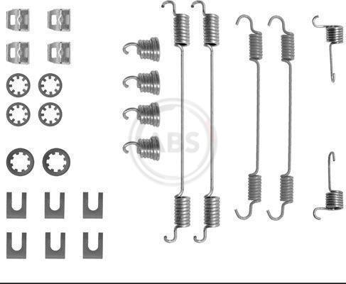 Kit d'accessoires pour mâchoire de frein à tambour A.B.S. ALL BRAKE SYSTEMS BV. ref. 0656Q
