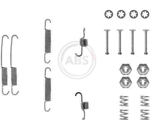 Kit d'accessoires pour mâchoire de frein à tambour A.B.S. ALL BRAKE SYSTEMS BV. ref. 0673Q