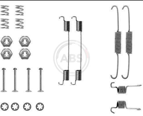 Kit d'accessoires pour mâchoire de frein à tambour A.B.S. ALL BRAKE SYSTEMS BV. ref. 0674Q