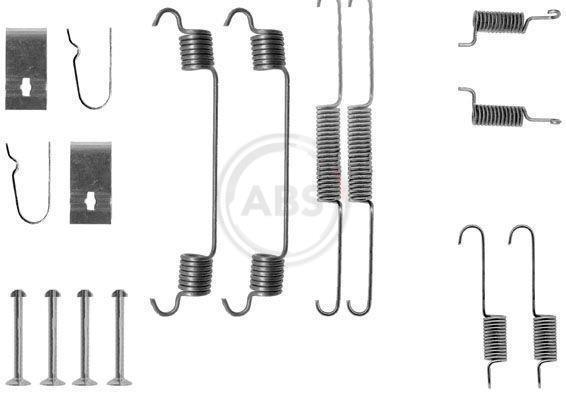 Kit d'accessoires pour mâchoire de frein à tambour A.B.S. ALL BRAKE SYSTEMS BV. ref. 0675Q
