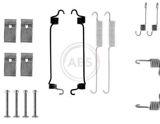 Kit d'accessoires pour mâchoire de frein à tambour A.B.S. ALL BRAKE SYSTEMS BV. ref. 0677Q