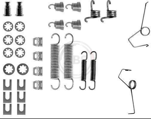 Kit d'accessoires pour mâchoire de frein à tambour A.B.S. ALL BRAKE SYSTEMS BV. ref. 0686Q