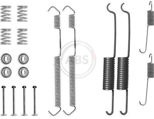 Kit d'accessoires pour mâchoire de frein à tambour A.B.S. ALL BRAKE SYSTEMS BV. ref. 0691Q