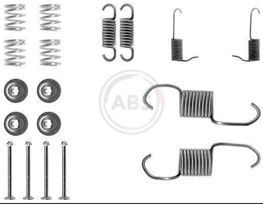 Kit d'accessoires pour mâchoire de frein à tambour A.B.S. ALL BRAKE SYSTEMS BV. ref. 0696Q