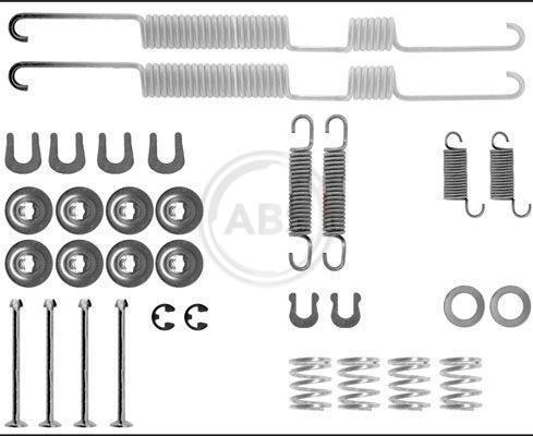 Kit d'accessoires pour mâchoire de frein à tambour A.B.S. ALL BRAKE SYSTEMS BV. ref. 0698Q