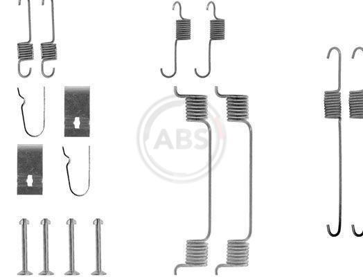 Kit d'accessoires pour mâchoire de frein à tambour A.B.S. ALL BRAKE SYSTEMS BV. ref. 0700Q