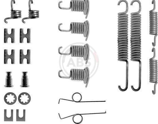 Kit d'accessoires pour mâchoire de frein à tambour A.B.S. ALL BRAKE SYSTEMS BV. ref. 0702Q