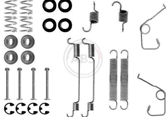 Kit d'accessoires pour mâchoire de frein à tambour A.B.S. ALL BRAKE SYSTEMS BV. ref. 0706Q