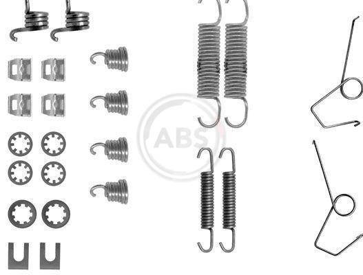 Kit d'accessoires pour mâchoire de frein à tambour A.B.S. ALL BRAKE SYSTEMS BV. ref. 0719Q