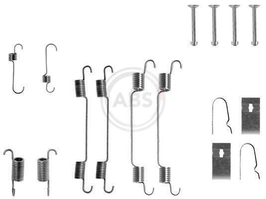 Kit d'accessoires pour mâchoire de frein à tambour A.B.S. ALL BRAKE SYSTEMS BV. ref. 0722Q