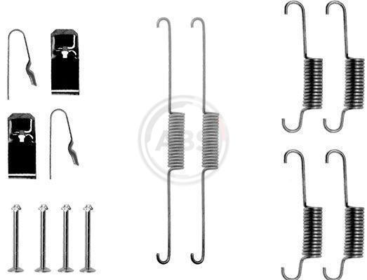 Kit d'accessoires pour mâchoire de frein à tambour A.B.S. ALL BRAKE SYSTEMS BV. ref. 0723Q