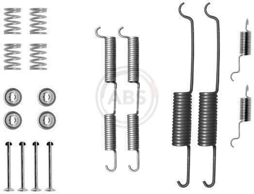 Kit d'accessoires pour mâchoire de frein à tambour A.B.S. ALL BRAKE SYSTEMS BV. ref. 0727Q