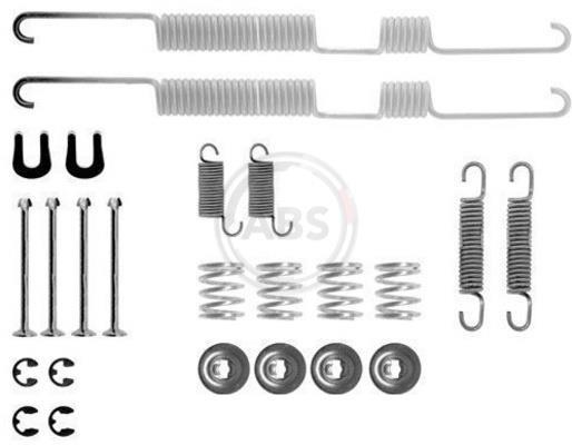 Kit d'accessoires pour mâchoire de frein à tambour A.B.S. ALL BRAKE SYSTEMS BV. ref. 0730Q