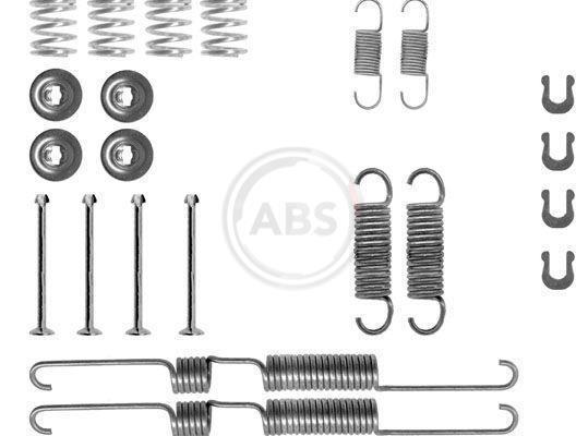 Kit d'accessoires pour mâchoire de frein à tambour A.B.S. ALL BRAKE SYSTEMS BV. ref. 0738Q
