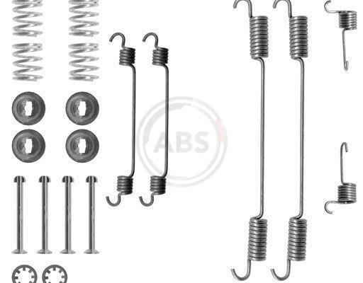 Kit d'accessoires pour mâchoire de frein à tambour A.B.S. ALL BRAKE SYSTEMS BV. ref. 0740Q