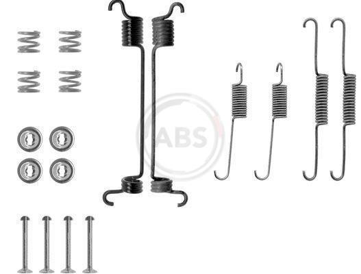 Kit d'accessoires pour mâchoire de frein à tambour A.B.S. ALL BRAKE SYSTEMS BV. ref. 0741Q