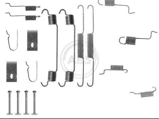 Kit d'accessoires pour mâchoire de frein à tambour A.B.S. ALL BRAKE SYSTEMS BV. ref. 0742Q