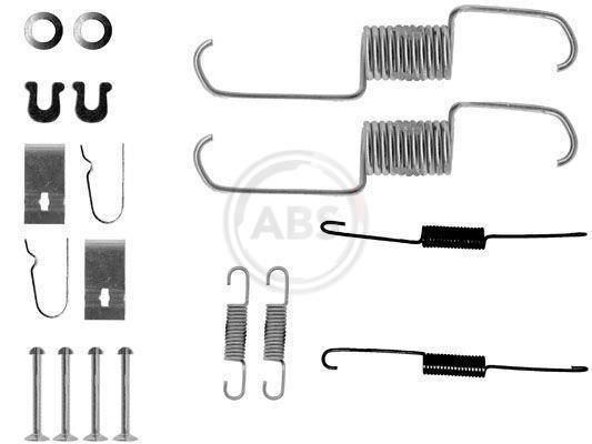 Kit d'accessoires pour mâchoire de frein à tambour A.B.S. ALL BRAKE SYSTEMS BV. ref. 0743Q