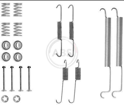 Kit d'accessoires pour mâchoire de frein à tambour A.B.S. ALL BRAKE SYSTEMS BV. ref. 0756Q