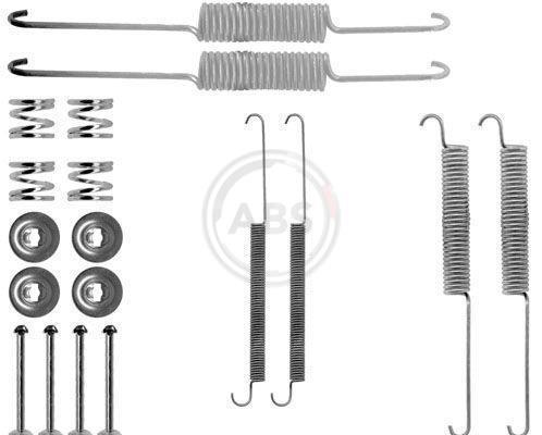 Kit d'accessoires pour mâchoire de frein à tambour A.B.S. ALL BRAKE SYSTEMS BV. ref. 0758Q