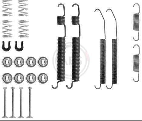 Kit d'accessoires pour mâchoire de frein à tambour A.B.S. ALL BRAKE SYSTEMS BV. ref. 0759Q