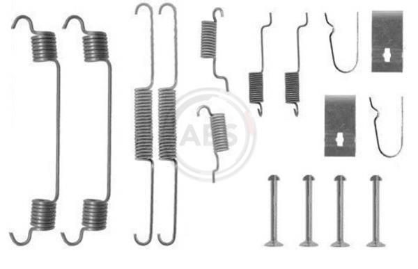 Kit d'accessoires pour mâchoire de frein à tambour A.B.S. ALL BRAKE SYSTEMS BV. ref. 0767Q