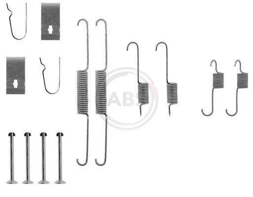 Kit d'accessoires pour mâchoire de frein à tambour A.B.S. ALL BRAKE SYSTEMS BV. ref. 0782Q
